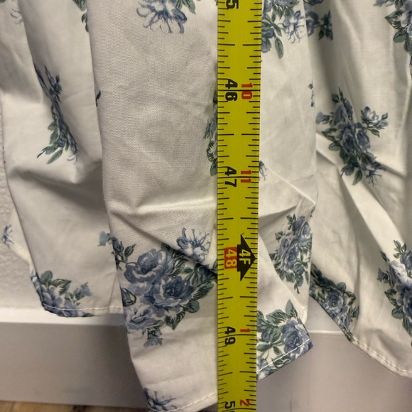 Antonio Melani Blue Floral Smocked Midi Dress NWT Size 12 Cottagecore - Picture 6 of 14